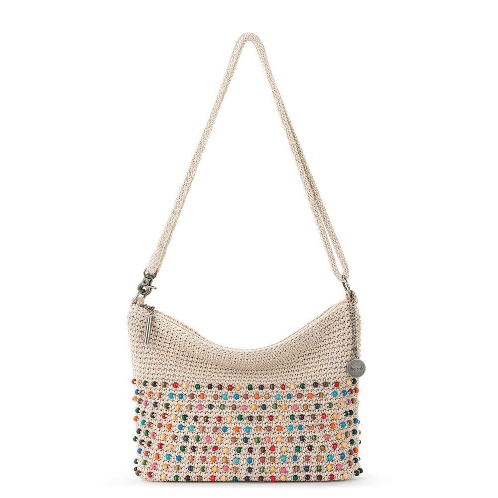 7277 Lumi Convertible Crossbody Purse - Hand Crochet Handbag for Everyday &